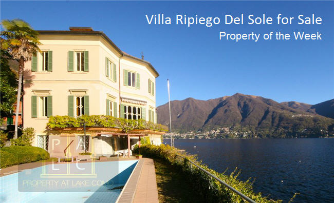 Property of the Week – Lakefront Villa Ripiego del Sole for Sale