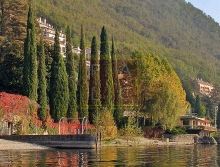 waterfront villa in Varenna with view to Bellagio Lake Como